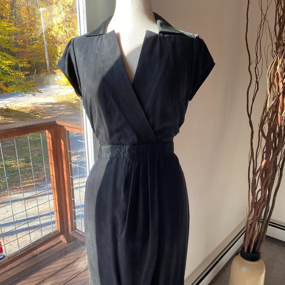 Sophisticated black suit dress